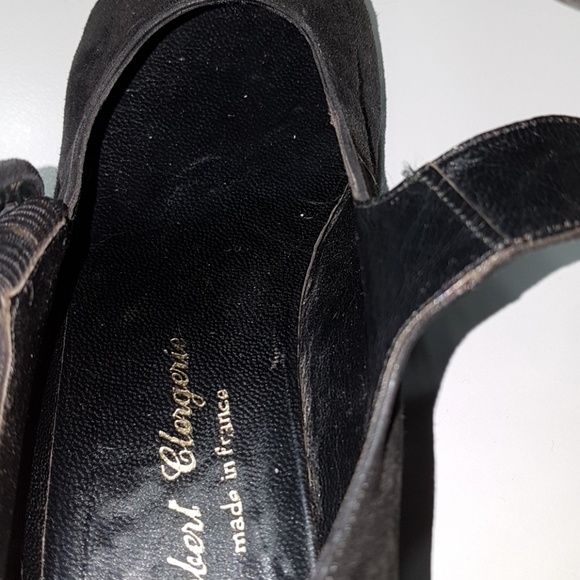Vintage Suede Robert Clergerie Mary Janes. - Picture 7 of 8